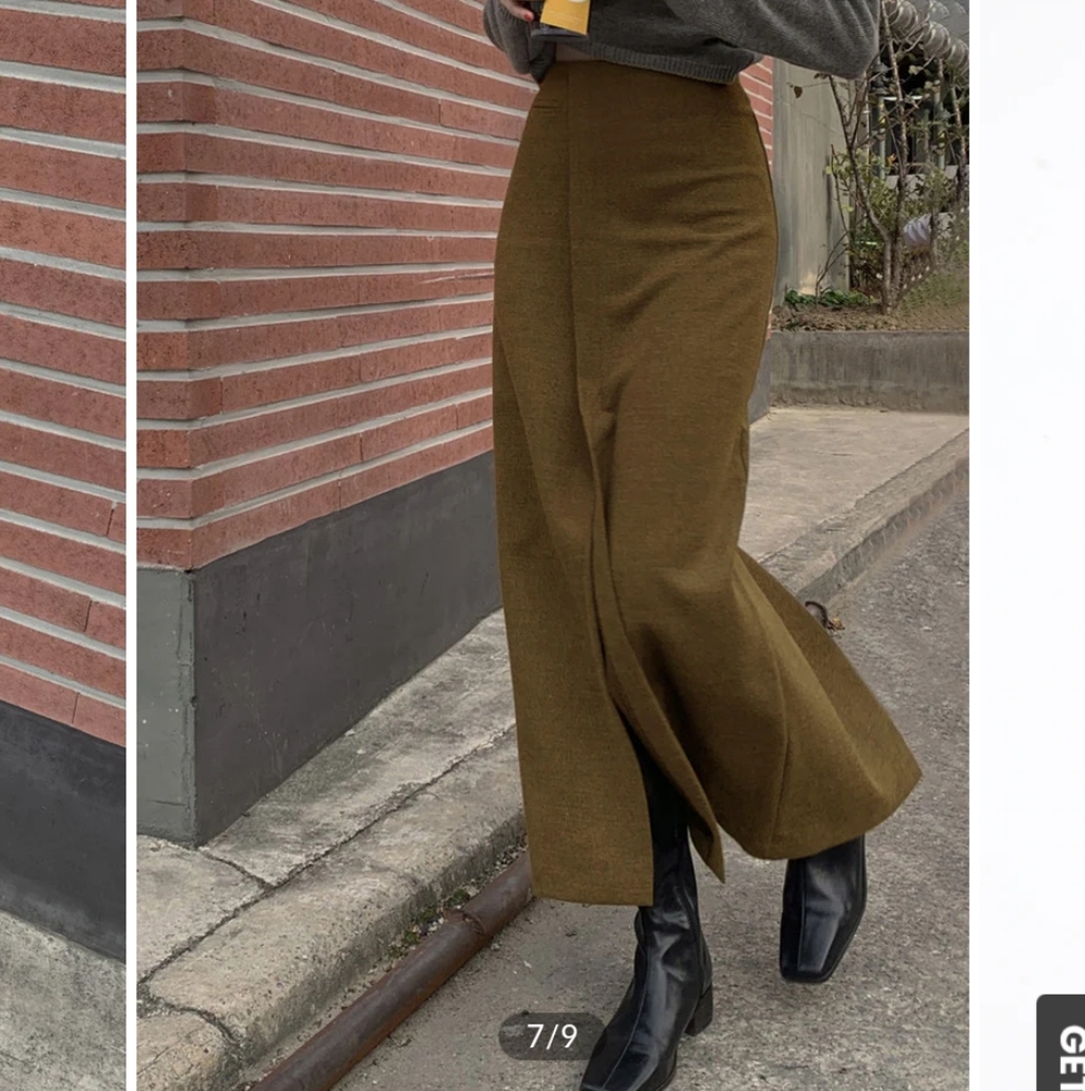 Commense Shes Effortless Maxi Skirt NWT